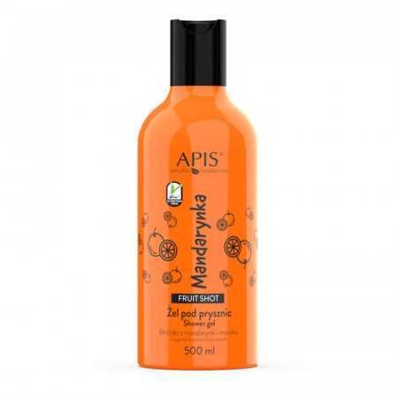 Apis fruit shot, mandarynkowy żel pod prysznic 500 ml 