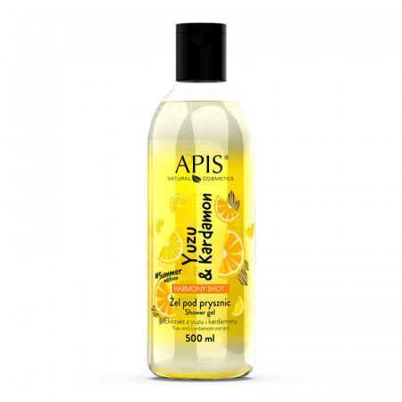 Apis harmony shot, żel pod prysznic yuzu&cardamon 500 ml 