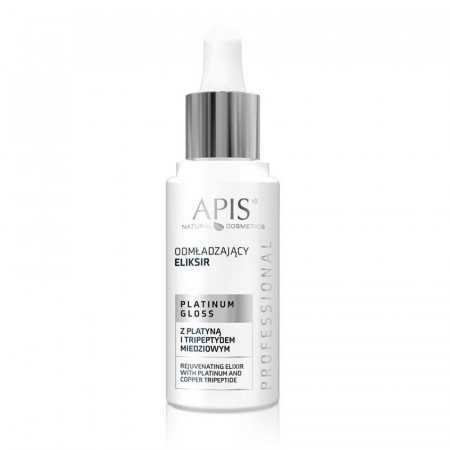 Apis platinum gloss odmładzający eliksir z platyną i tripeptydem miedziowym 30 ml 