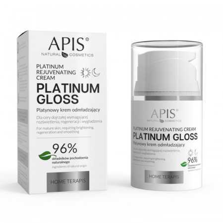 Apis home terapis platinum gloss platynowy krem odmładzający 50 ml  