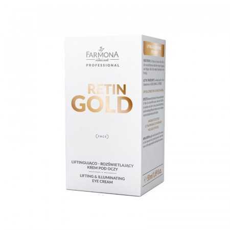 Farmona retin gold liftingujaco-rozświetlający krem pod oczy 50 ml 