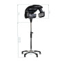 Casque climazon multifonction infra quartz sur pied noir