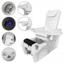 Pedispa integrated massage pedicure chair WHITE - GOLDBEAUTE