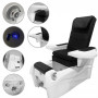 Cadeira de pedicure de massagem integrada Pedispa PRETA