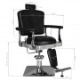 Fauteuil de barbier hair system sm180 noir 