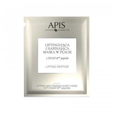 APIS LIFTING PEPTIDE Liftingująco – napinający maska w płacie z SNAP-8 TM peptide 20 g  