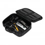 Barber's hairdressing case, black material 