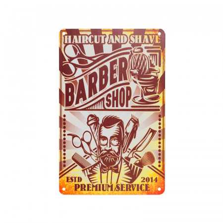 Tablica ozdobna barber B073 