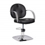 Chaise de coiffure gabbiano asti, noire {attributes}