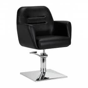 Fauteuil de coiffure noir gabbiano monaco {attributes}