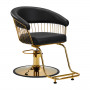 Fauteuil de coiffure hair system lille doré noir {attributes}