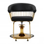 Fauteuil de coiffure hair system lille doré noir {attributes}