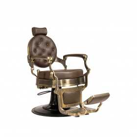 Florence brown bronze barber chair