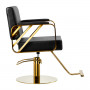 Chaise de coiffure gabbiano genoa or noir {attributes}