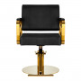 Chaise de coiffure gabbiano genoa or noir {attributes}