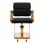 Fauteuil de coiffure gabbiano porto doré noir {attributes}