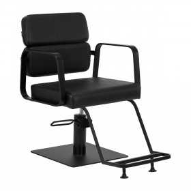 Chaise de coiffure gabbiano porto noire et noire {attributes}