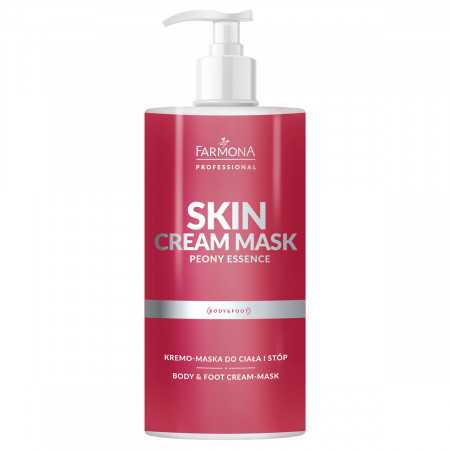 Farmona Skin cream mask peony essence kremo-maska do ciała i stóp piwonia 500 ml  