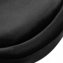 Sillón giratorio 4Rico QS-BL12G, terciopelo negro 