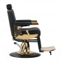 Sillón de barbero Gabbiano Marcus, dorado, negro 