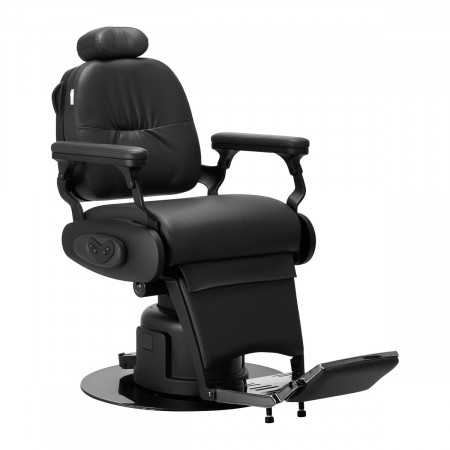 Fauteuil de barbier électrique gabbiano duke noir 