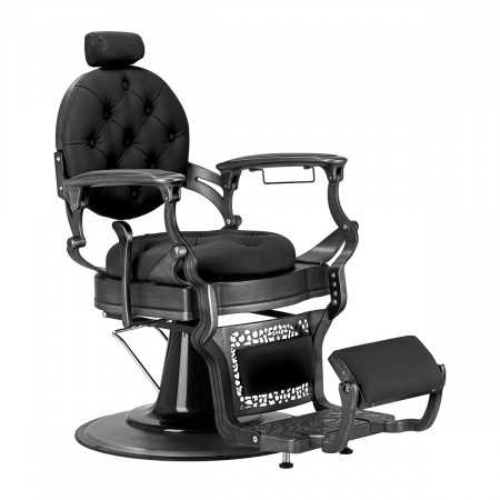 Fauteuil de barbier Luxor Vintage Noir 