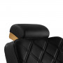 Poltrona da barbiere Royal Prestige Oro-Nero 