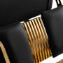 Sillón de barbero Royal Prestige Oro-Negro 