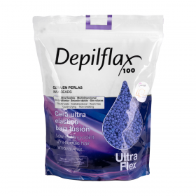 Depilflax 100 elastisches Wosk für Depilacji oder Niskiej-Temperatur, Topnienia Perłowy Mauve mit Titandio 1000g 