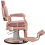 Fauteuil Barbier Florence Rose vue de profil