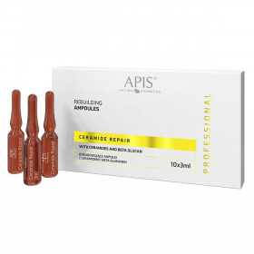 Apis CERAMIDE REPAIR Odbudowujące ampułki z ceramidami i beta glukanemi 10 x 3 ml 