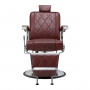 Sillón de Barbero LuxeMaster Burdeos 880 vista frontal