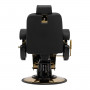 Majestic Gold Black Barber Chair Rear View