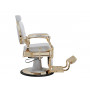 Florence Barber Chair Gold Bench profile view