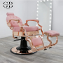 Florence Rose Barber Chair tilted profile view