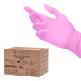 All4med disposable diagnostic nitrile gloves pink M 10 x 100pcs