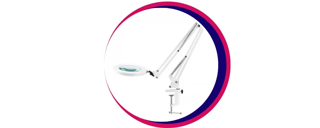 Lampada d'ingrandimento professionale | Illuminazione precisa per l'estetica