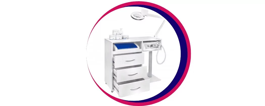 Podiatry Serving Trolley - Professional Mobility and Storage