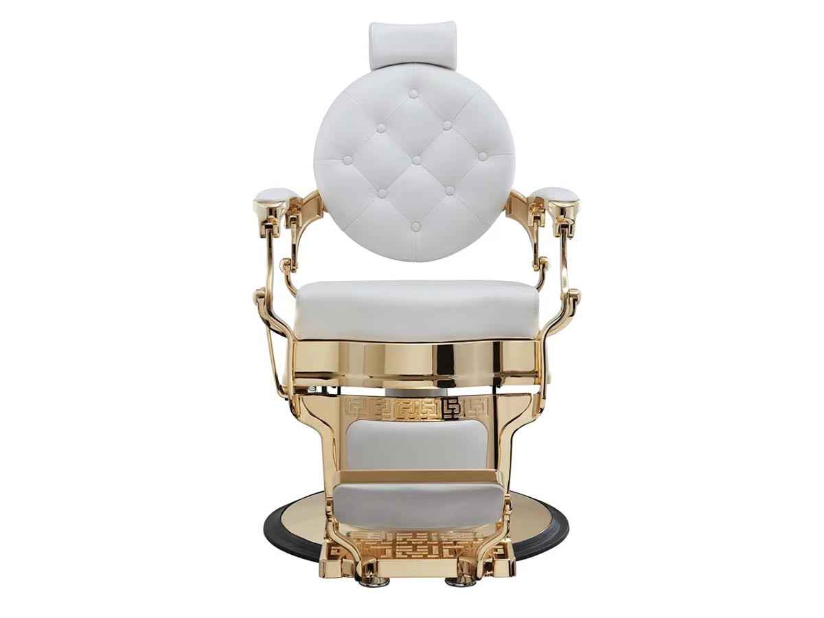 Florence Barber Chair Gold Bench